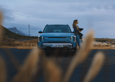 EV2 BL MY27 LHD Full Front with Talent SoMe