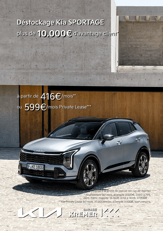 campagne sportage juillet 2026 a4 print